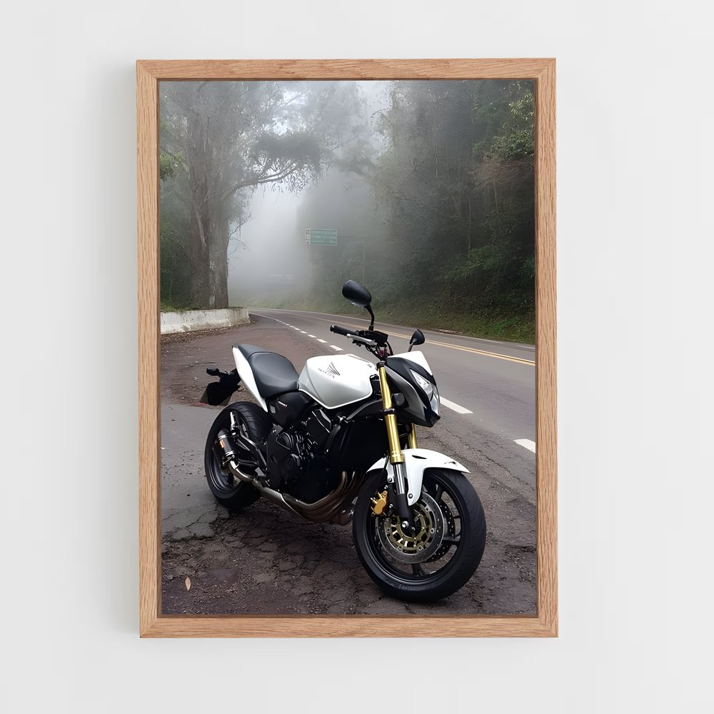 Poster élégant Cbf hornet – affiche Honda Moto (vue 4)